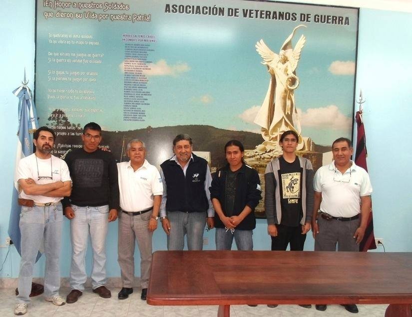 Delegación de La Passaponti Salta estuvo junto al VGM Juan Domingo Frías en la Asociación de Veteranos de Guerra de la provincia