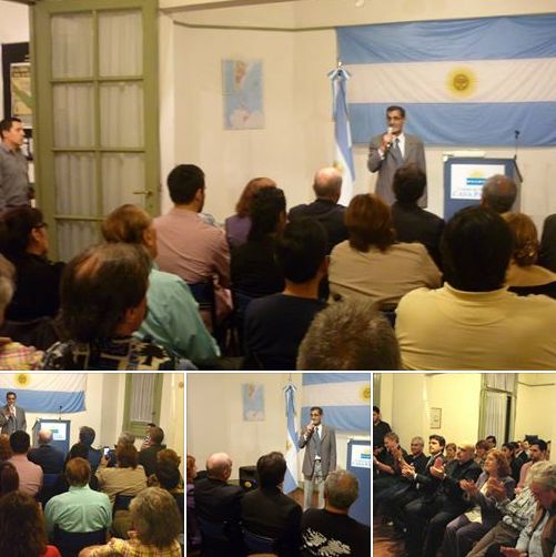 El VGM Carlos Curbelo presentó su libro en Casa Patria