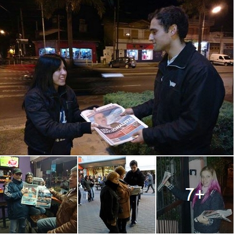 Avanza la difusión del periódico Bandera en los barrios (fotos)