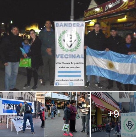 Mesas Nacionalistas en La Plata, Lanús, Florencio Varela, Boedo y Caballito