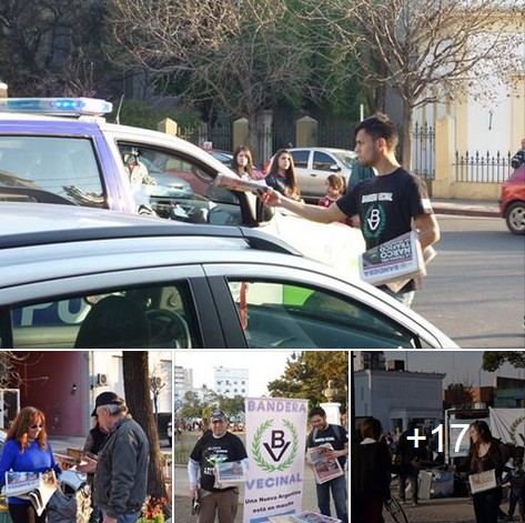 Bandera Vecinal ocupó el centro de Morón en gran operativo