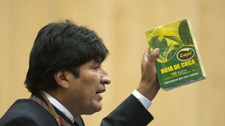 Evo Morales, el abanderado de la hoja de coca. Su carrera política recibió apoyo económico de George Soros.