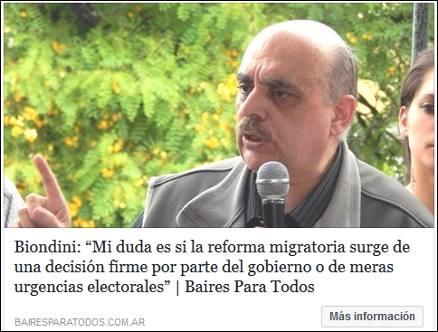 (Reportaje) Contundentes definiciones de Biondini sobre política migratoria, Donald Trump y el Nacionalismo en las elecciones 2017