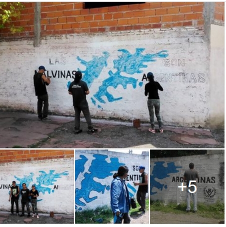 BV Salta: Murales malvineros en la capital provincial