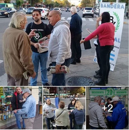 Ver fotos: Mesa de Bandera Vecinal en el barrio de Mataderos