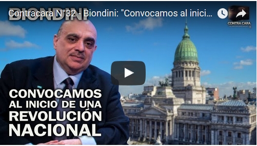 Biondini en Canal TLV1: “Convocamos al inicio de una Revolución Nacional” BV Buenos Aires