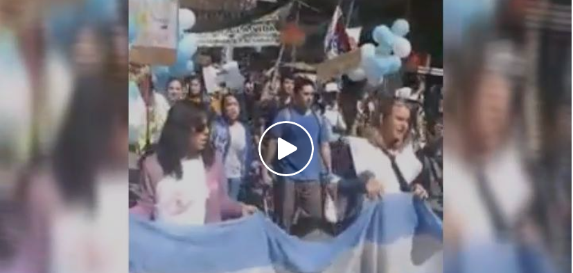 BV Mendoza apoyó marcha contra el fracking Actos y Eventos